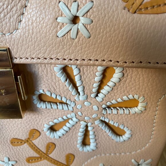 RADLEY LONDON Bag Stitch Street Small Leather Satchel Crossody Floral - Picture 14 of 14